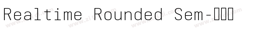 Realtime Rounded Sem字体转换